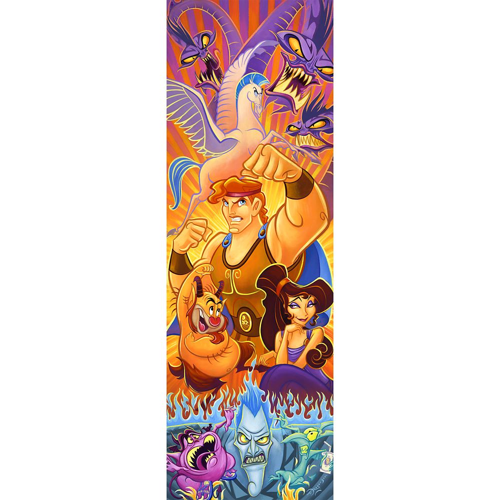 乐天商城 - 【取寄せ】 ディズニー Disney US公式商品 ヘラクレス ティムロジャーソン 限定版 サイン 標識 標示 限定 キャンバス キャンバスアート 絵画 絵 アート インテリア 壁 装飾 デザイン [並行輸入品] Hercules ''Zero to Hero'' Gallery Wrapped Canvas by Tim Rogerson ?