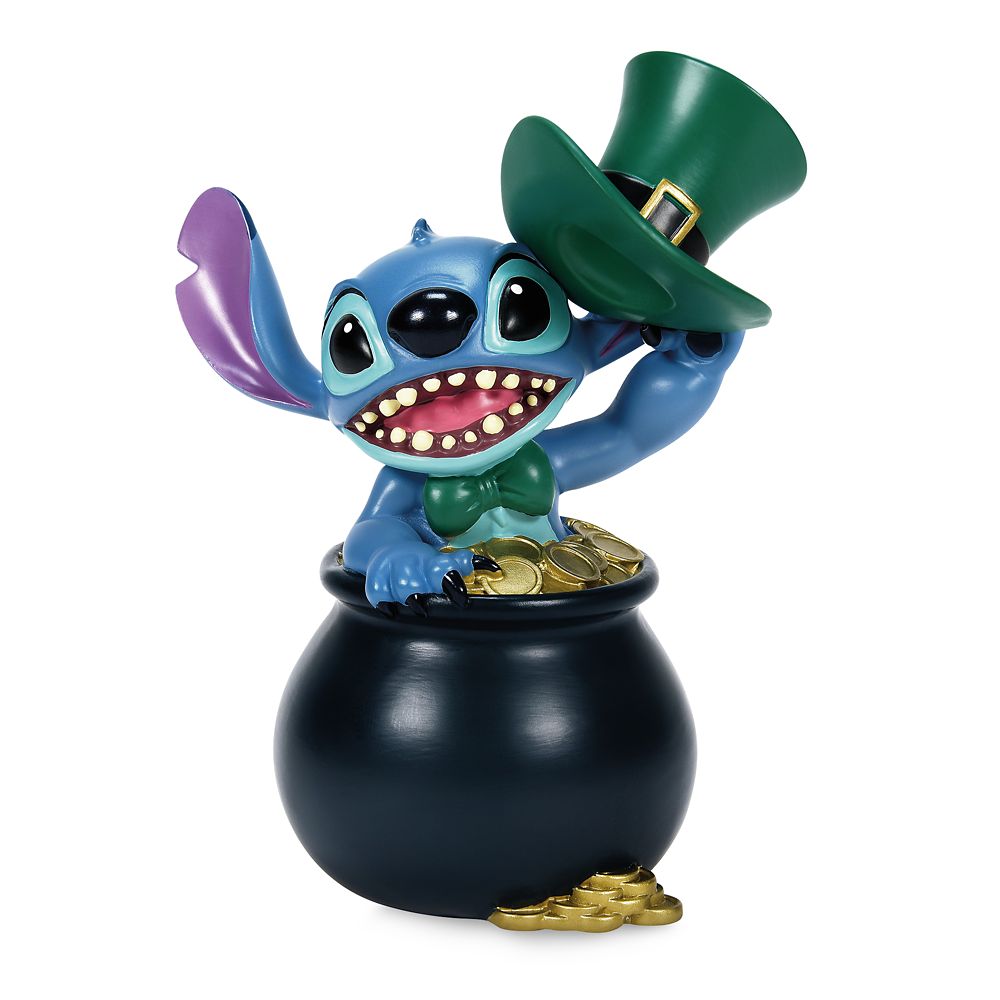 Rakuten - 【取寄せ】 ディズニー Disney US公式商品 スティッチ リロとスティッチ リロ エネスコ フィギュア 置物 人形 エネスコ おもちゃ [並行輸入品] Stitch as Leprechaun Figure by Enesco ? St. Patrick's Day ? Lilo & Stitch グッズ ストア プレゼント ギフト 誕生日