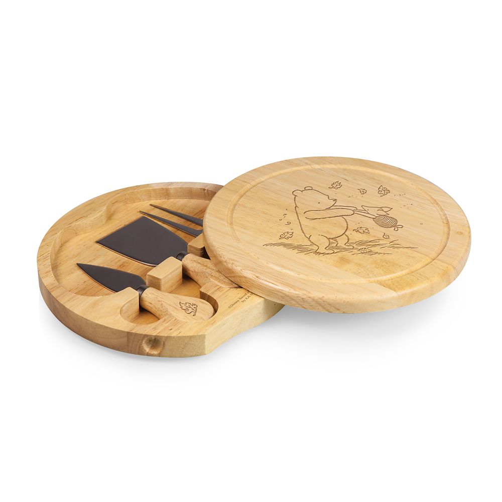 乐天商城 - 【取寄せ】 ディズニー Disney US公式商品 くまのプーさん ぷーさん プーさん pooh ピグレット セット チーズボード [並行輸入品] Winnie the Pooh and Piglet Cheese Board and Tools Set グッズ ストア プレゼント ギフト 誕生日 人気