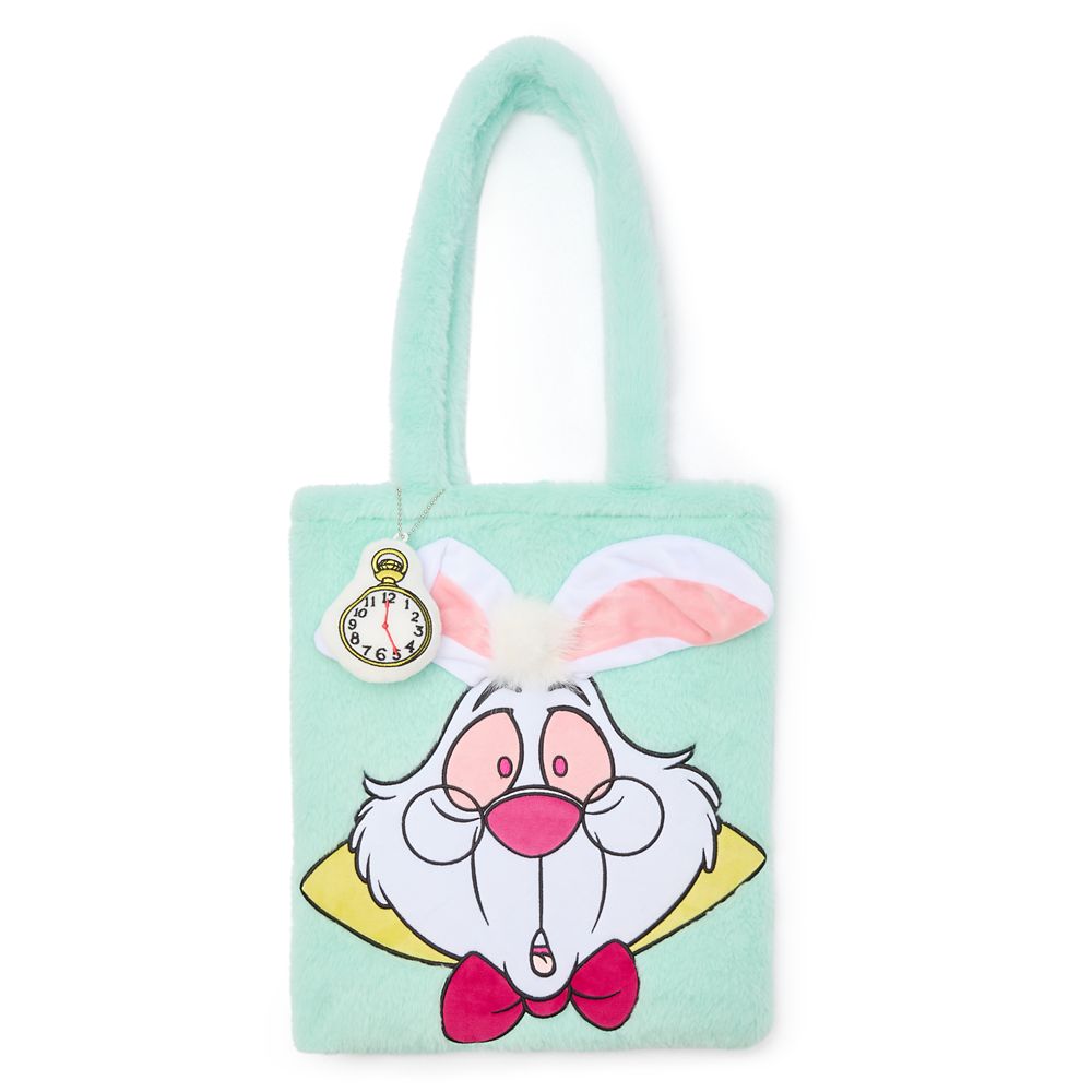 Rakuten - 【取寄せ】 ディズニー Disney US公式商品 アリス ふしぎの国のアリス ラビット くまのプーさん ぷーさん プーさん pooh うさぎ ホワイトラビット ふしぎの国 トートバッグ バック 鞄 かばん 手提げ ぬいぐるみ 人形 おもちゃ [並行輸入品] White Rabbit Plush Tote ?