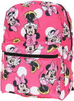 【あす楽】【L】 ディズニー Disney ミニー ミニーマウス リュックサック リュック 旅行 バッグ バックパック 鞄 かばん 女の子 子供 子供用 キッズ [並行輸入品] Minnie allprint pink BackPack 16'' クリスマス 誕生日 プレゼント ギフト クリスマス 誕生日
