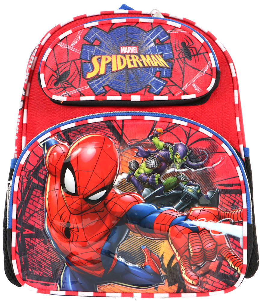 【あす楽】【M】 ディズニー Disney スパイダーマン スパイダー マーベル リュックサック リュック 旅行 バッグ バックパック 鞄 かばん 男の子 子供 子供用 キッズ [並行輸入品] Spiderman BackPack 12'' クリスマス 誕生日 プレゼント ギフト クリスマス 誕