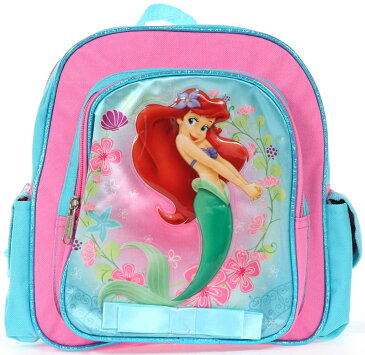 【1-2日以内に発送】【S】 ディズニー Disney アリエル Ariel リトルマーメイド 人魚 プリンセス リュックサック リュック 旅行 バッグ バックパック 鞄 かばん 女の子 子供 子供用 キッズ [並行輸入品] Ariel BackPack 10'' クリスマス 誕生日 プレゼント ギフト クリ