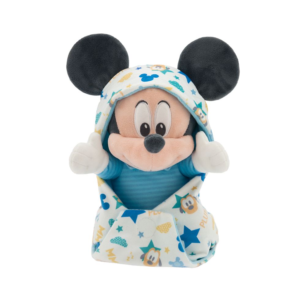 Rakuten - 【1-2日以内に発送】 ディズニー Disney US公式商品 ミッキーマウス ミッキー おくるみぬいぐるみ 赤ちゃん ベビー 小サイズ ぬいぐるみ 人形 おもちゃ [並行輸入品] Mickey Mouse Plush in Swaddle Babies Small 11 1/2'' グッズ ストア プレゼント