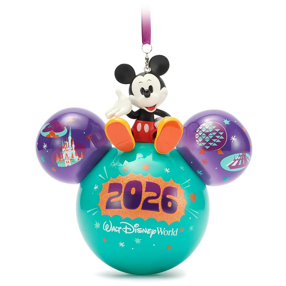 乐天商城 - 【取寄せ】 ディズニー Disney US公式商品 ミッキーマウス ミッキー ウォルトディズニーワールド ウォルトディズニー オーナメント クリスマスツリー 飾り デコレーション グラス ガラス ボール [並行輸入品] Mickey Mouse Icon Glass Ball Ornament ??Walt Disney W