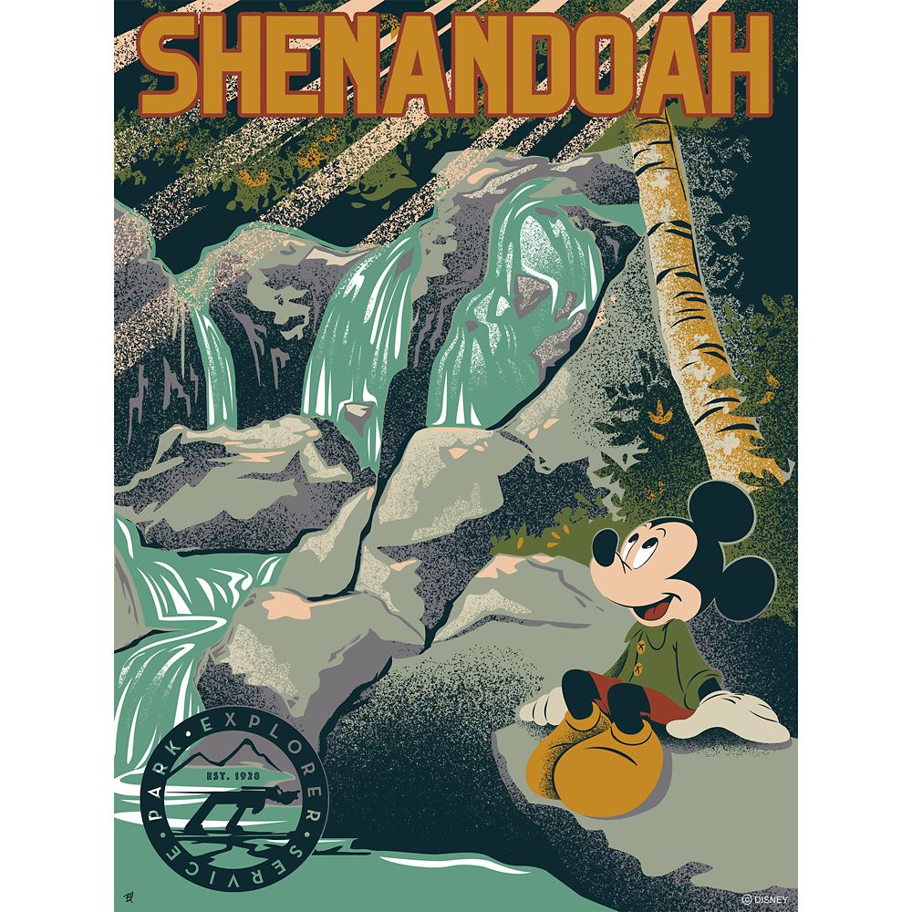 乐天商城 - 【取寄せ】 ディズニー Disney US公式商品 ミッキーマウス ミッキー 限定版 限定 キャンバス キャンバスアート 絵画 絵 アート インテリア 壁 装飾 デザイン [並行輸入品] Mickey Mouse ''Shenandoah Park'' Gallery Wrapped Canvas by Bret Iwan ? Limited Edition