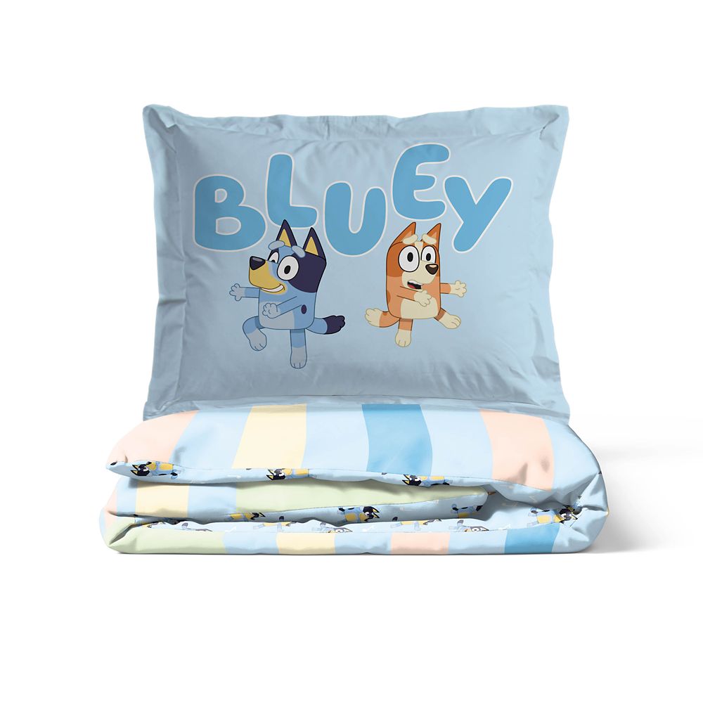 Rakuten - 【取寄せ】 ディズニー Disney US公式商品 ブルーイ ベッド フル セット 布団セット 布団 布団カバー 寝具 [並行輸入品] Bluey Duvet Cover and Sham Bedding Set ? Full グッズ ストア プレゼント ギフト 誕生日 人気