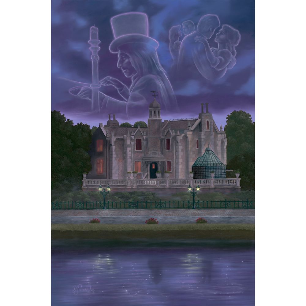 乐天商城 - 【取寄せ】 ディズニー Disney US公式商品 ホーンテッドマンション 限定版 限定 キャンバス キャンバスアート 絵画 絵 アート インテリア 壁 装飾 デザイン ミカエルプロヴェンザ [並行輸入品] The Haunted Mansion ''Midnight Waltz'' Gallery Wrapped Canvas by Mich