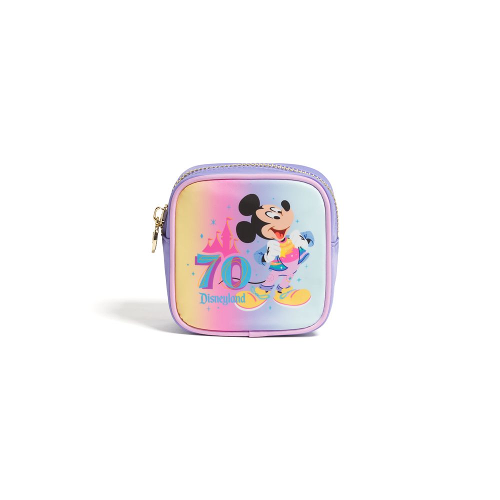 【取寄せ】 ディズニー Disney US公式商品 ミッキーマウス ミッキー ディズニーランド バッグ 鞄 ポーチ 手提げ バック かばん ミニ 並行輸入品 Mickey Mouse Mini Pouch by Stoney Clover Lane Disneyland 70th Anniversary グッズ ストア プレゼント ギフト 誕