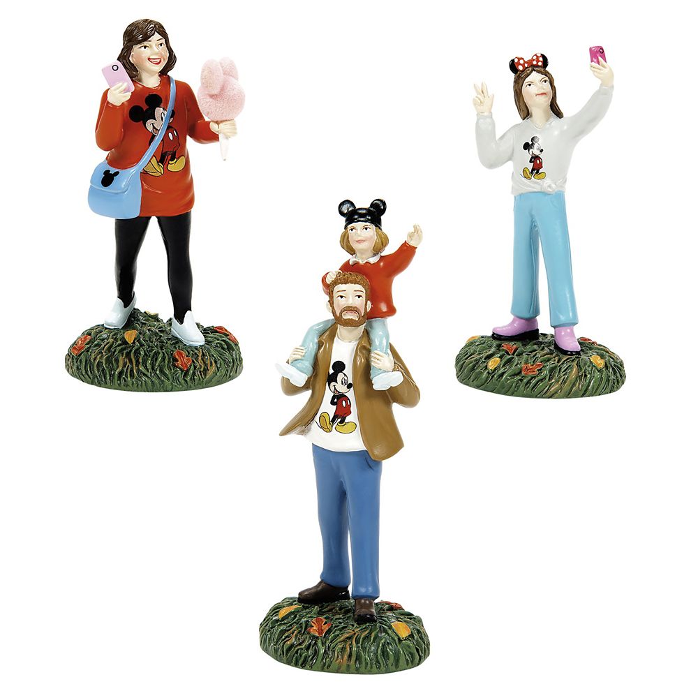 Rakuten - 【取寄せ】 ディズニー Disney US公式商品 ディズニーランド フィギュア 置物 人形 セット [並行輸入品] Disney Guests ''Visiting the Park'' Figurine Set by Department 56 グッズ ストア プレゼント ギフト 誕生日 人気