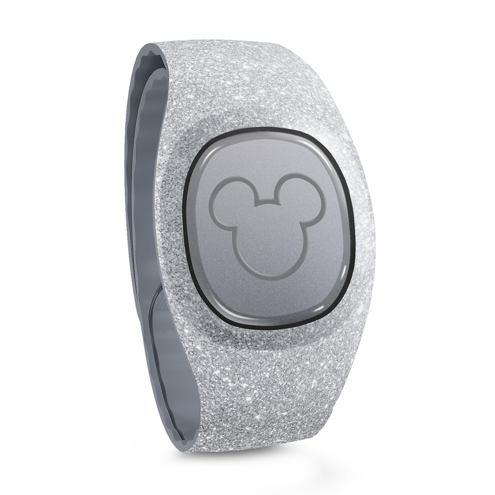 【取寄せ】 ディズニー Disney US公式商品 マジックバンド WDW Magicband Bagic band アクセサリー バンド [並行輸入品] MagicBand+ Silver Glitter グッズ ストア プレゼント ギフト 誕生日 人気