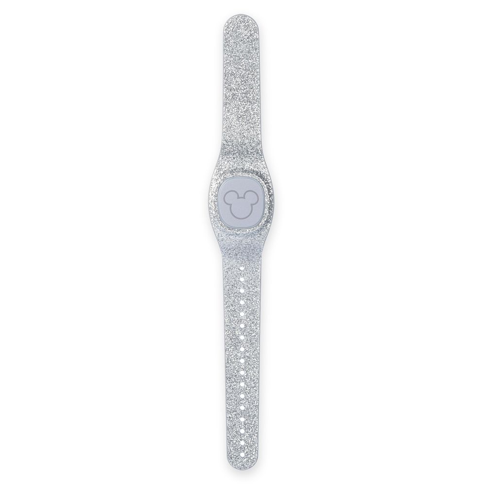 ビーマジカル楽天市場店の【取寄せ】 ディズニー Disney US公式商品 マジックバンド WDW Magicband Bagic band アクセサリー バンド [並行輸入品] MagicBand+ Silver Glitter グッズ ストア プレゼント ギフト 誕生日 人気｜アングル3