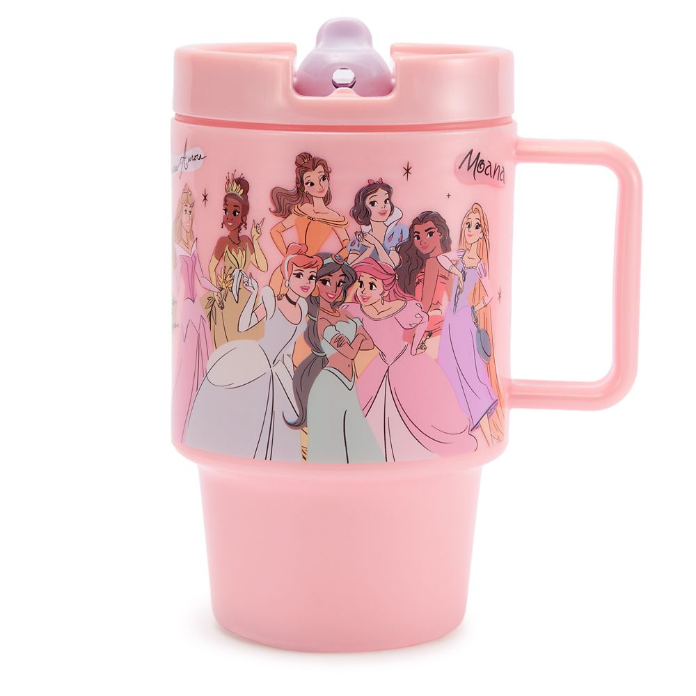 乐天商城 - 【取寄せ】 ディズニー Disney US公式商品 プリンセス タンブラー カップ 水筒 コップ 食器 ストロー [並行輸入品] Disney Princess 18 oz. Tumbler with Built-In Straw グッズ ストア プレゼント ギフト 誕生日 人気