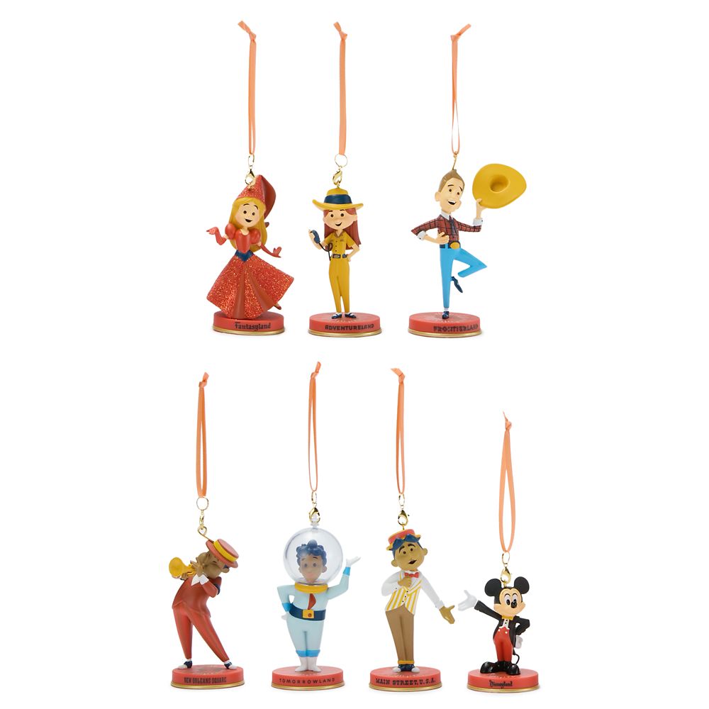Rakuten - 【取寄せ】 ディズニー Disney US公式商品 ディズニーランド オーナメント クリスマスツリー 飾り デコレーション セット コレクション [並行輸入品] Disneyland 70th Anniversary Vault Collection Figural Ornament Set グッズ ストア プレゼント ギフト 誕生日 人気