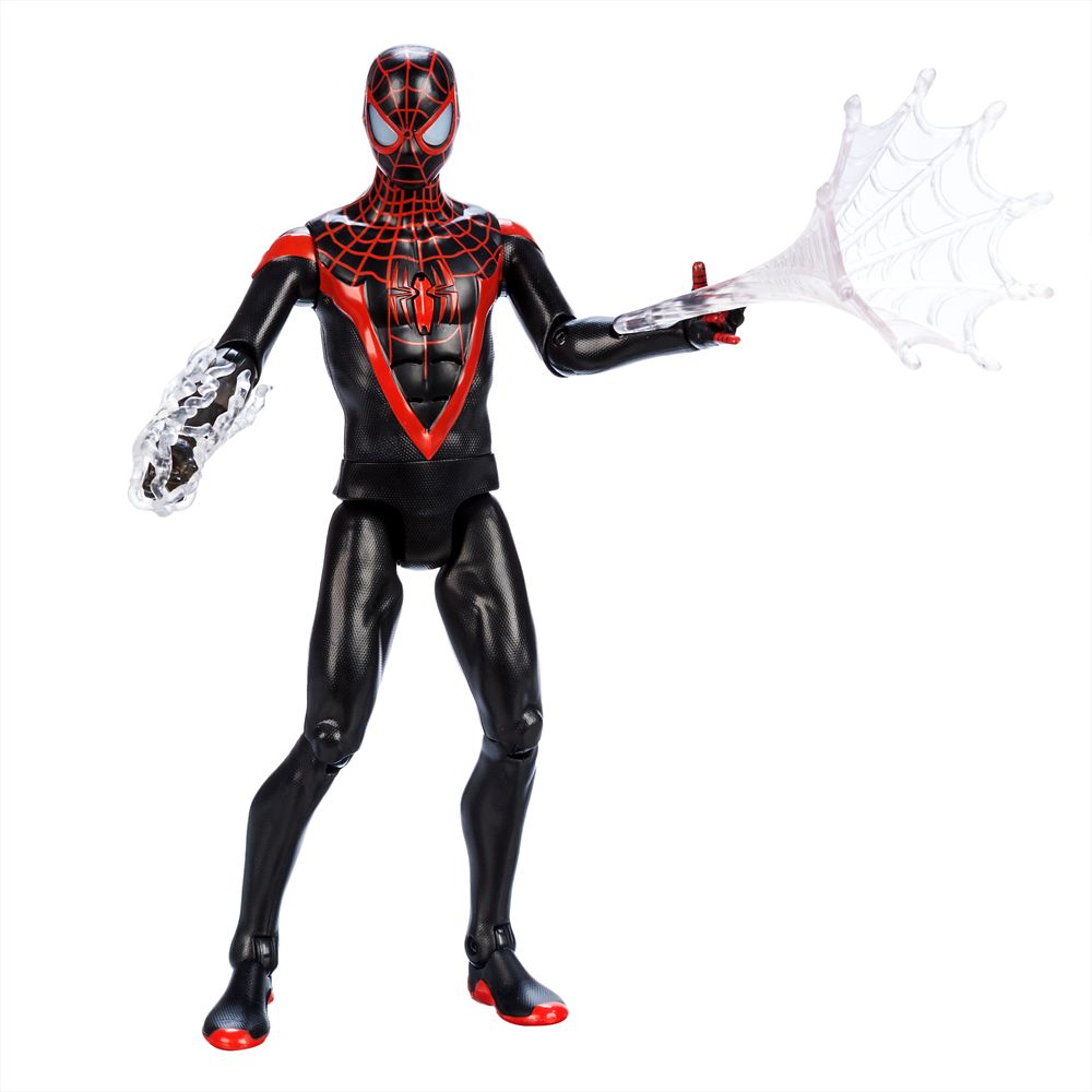 乐天商城 - 【取寄せ】 ディズニー Disney US公式商品 スパイダーマン マーベル Marvel マイルスモラレス スパイダーバース フィギュア 置物 人形 しゃべる 声が出る英語（日本語無し） おもちゃ アクションフィギュア 模型 [並行輸入品] Miles Morales Spider-Man Talking Action