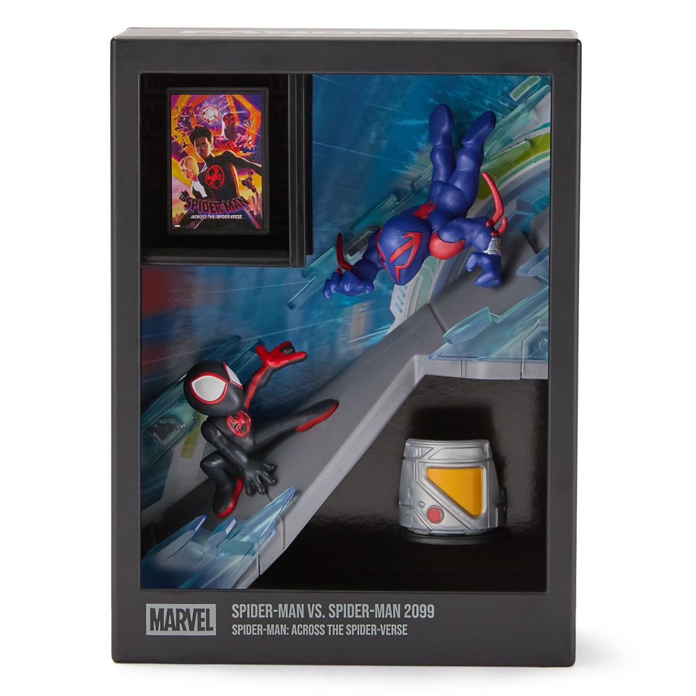 【取寄せ】 ディズニー Disney US公式商品 スパイダーマン フィギュア 置物 人形 おもちゃ セット 並行輸入品 Spider-Man vs. Spider-Man 2099 FANDROP Figure Set Spider-Man: Across the Spider-Verse グッズ ストア プレゼント ギフト 誕生日 人気