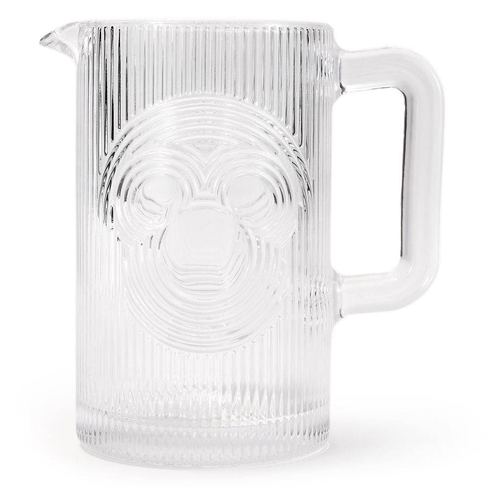 Rakuten - 【取寄せ】 ディズニー Disney US公式商品 ミッキーマウス ミッキー グラス ガラス ピッチャー 容器 ボトル デカンタ [並行輸入品] Mickey Mouse Icon Glass Pitcher グッズ ストア プレゼント ギフト 誕生日 人気