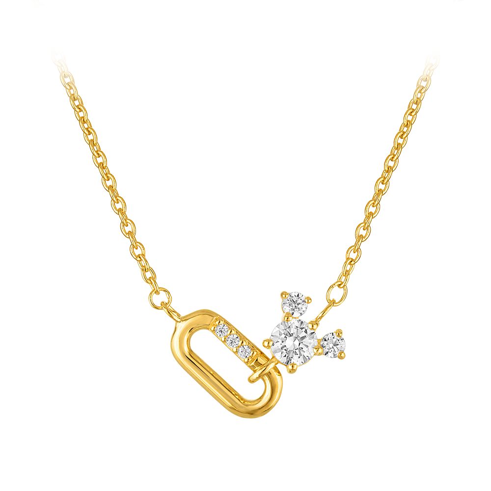 Rakuten - 【取寄せ】 ディズニー Disney US公式商品 ミッキーマウス ミッキー ネックレス ジュエリー アクセサリー レベッカフック [並行輸入品] Mickey Mouse Icon Clip Necklace by Rebecca Hook グッズ ストア プレゼント ギフト 誕生日 人気