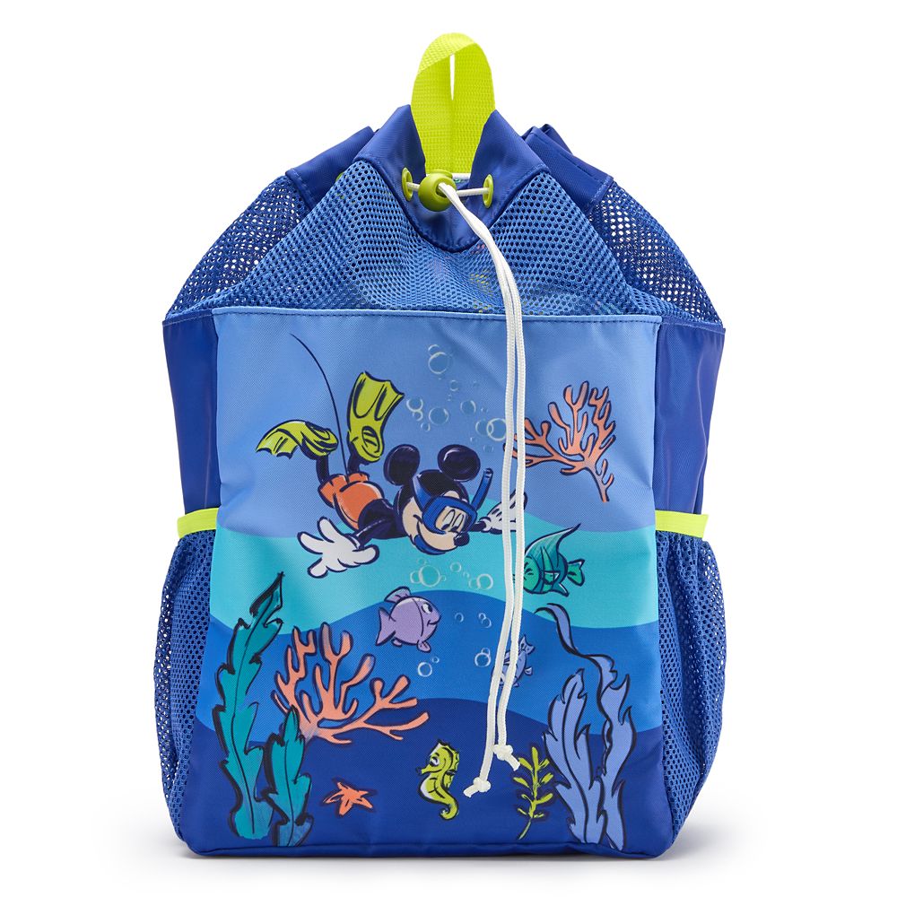 【取寄せ】 ディズニー Disney US公式商品 ミッキーマウス ミッキー リュックサック バックパック バッグ 鞄 かばん 服 並行輸入品 Mickey Mouse Drawstring Swim Backpack グッズ ストア プレゼント ギフト 誕生日 人気