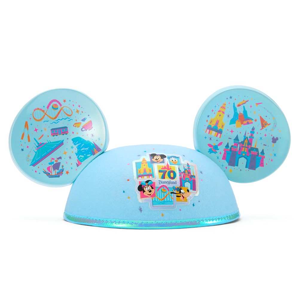 【取寄せ】 ディズニー Disney US公式商品 ミッキーマウス ミッキー ディズニーランド 子供 キッズ 女の子 男の子 イヤーハット 耳 帽子 ハット イヤーキャップ キャップ 並行輸入品 Mickey Mouse and Friends Ear Hat for Kids Disneyland 70th Anniversary Cele