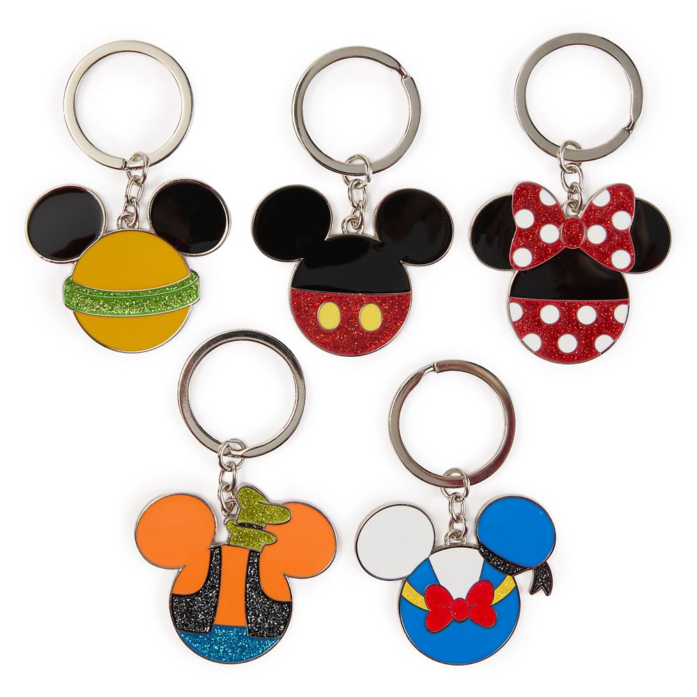 Rakuten - 【取寄せ】 ディズニー Disney US公式商品 ミッキーマウス ミッキー キーチェーン アクセサリー キーホルダー セット カギ 鍵 キー [並行輸入品] Mickey Mouse and Friends Icon Keychain Set グッズ ストア プレゼント ギフト 誕生日 人気