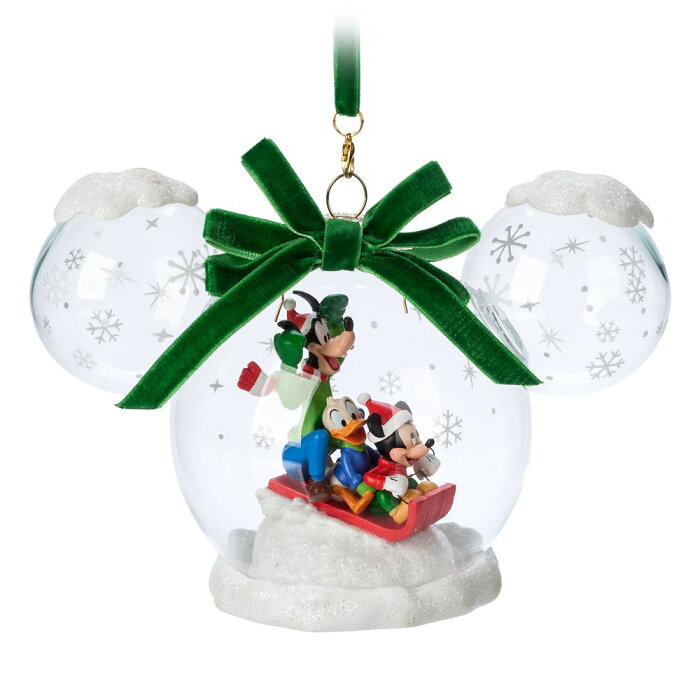 【取寄せ】 ディズニー Disney US公式商品 ミッキーマウス ミッキー オーナメント クリスマスツリー 飾り デコレーション スケッチブック [並行輸入品] Mickey Mouse and Friends Glass Dome Sketchbook Ornament グッズ ストア プレゼント ギフト クリスマス 誕生日 人気