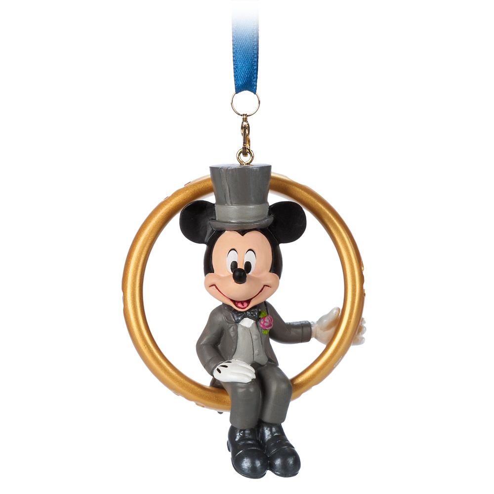 【取寄せ】 ディズニー Disney US公式商品 ミッキーマウス ミッキー 指輪 リング ジュエリー アクセサリー オーナメント クリスマスツリー 飾り デコレーション ウェディング [並行輸入品] Mickey Mouse Wedding Ring Ornament グッズ ストア プレゼント ギフト クリスマス