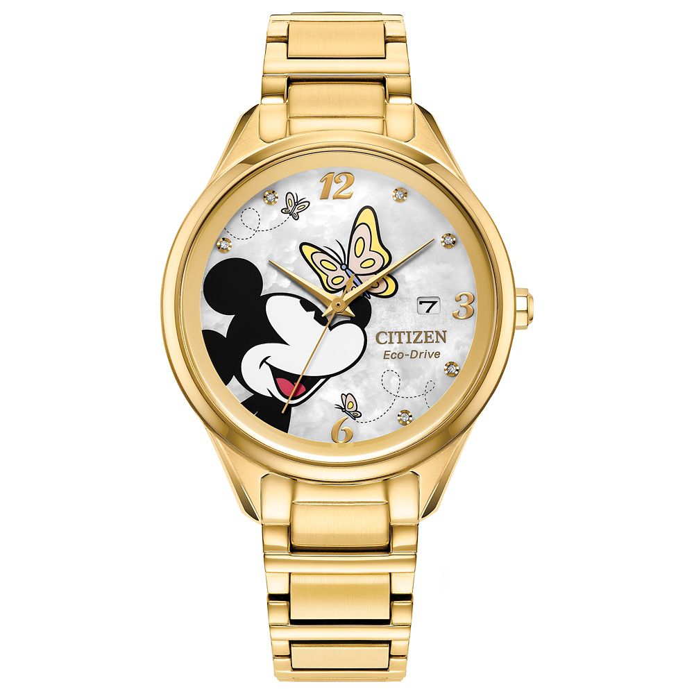 Rakuten - 【取寄せ】 ディズニー Disney US公式商品 ミッキーマウス ミッキー 腕時計 時計 シチズン [並行輸入品] Mickey Mouse Butterfly Watch by Citizen グッズ ストア プレゼント ギフト 誕生日 人気