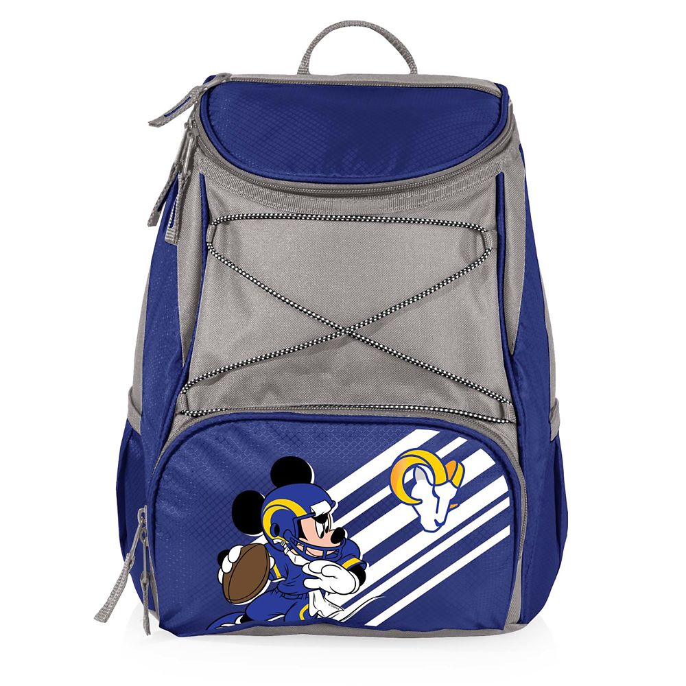 【取寄せ】 ディズニー Disney US公式商品 ミッキーマウス ミッキー リュックサック バックパック バッグ 鞄 かばん NFL ロサンゼルスラムズ クーラーバッグ [並行輸入品] Mickey Mouse Los Angeles Rams Cooler Backpack グッズ ストア プレゼント ギフト 誕生日 人気