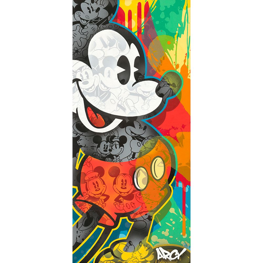 Graphic - 【取寄せ】 ディズニー Disney US公式商品 ミッキーマウス ミッキー 限定版 限定 キャンバス [並行輸入品] Mickey Mouse ''I'll Be Your Mickey'' Canvas Artwork by ARCY ? Limited Edition グッズ ストア プレゼント ギフト 誕生日 人気