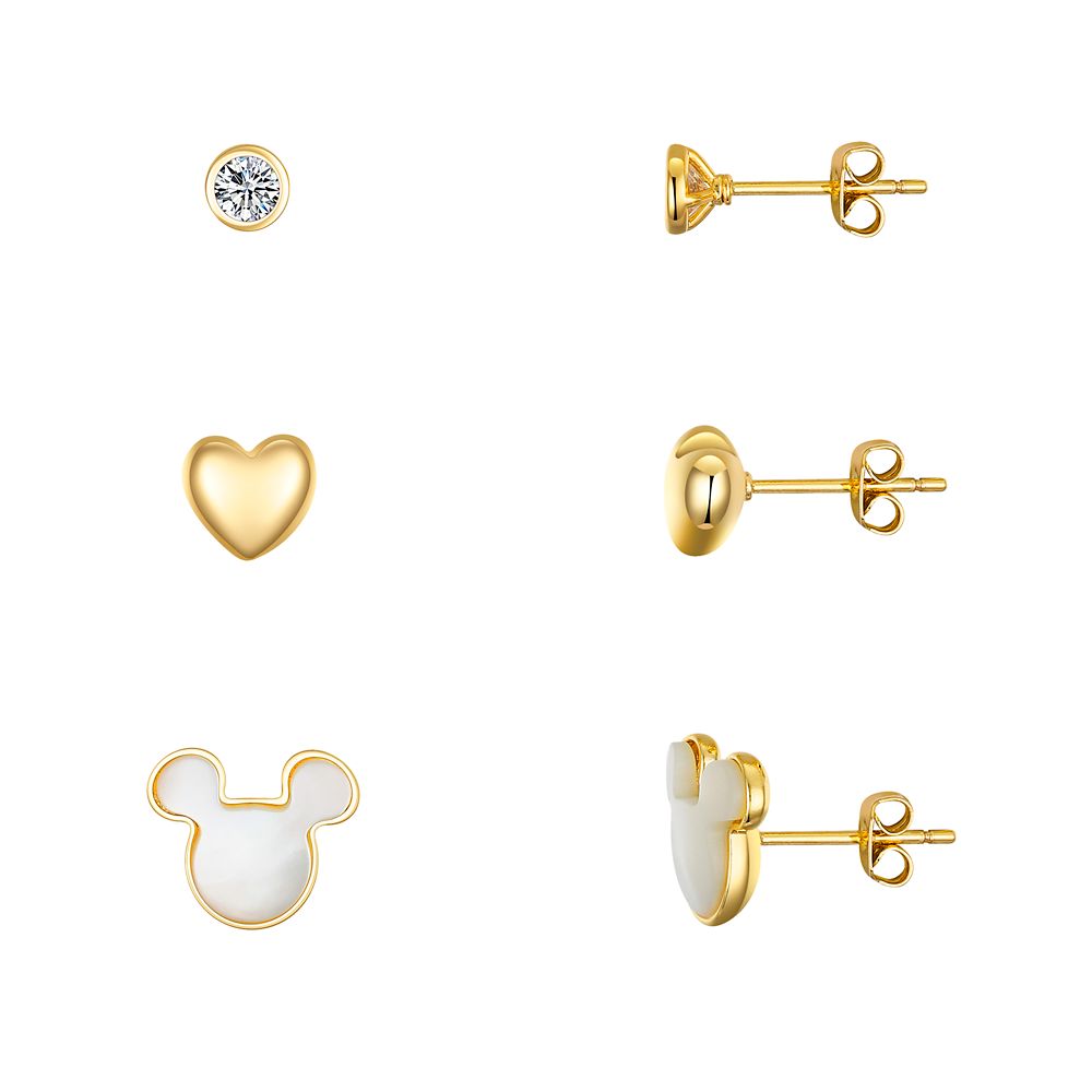 Rakuten - 【取寄せ】 ディズニー Disney US公式商品 ミッキーマウス ミッキー ピアス ジュエリー アクセサリー セット [並行輸入品] Mickey Mouse Stud Earring Set グッズ ストア プレゼント ギフト 誕生日 人気