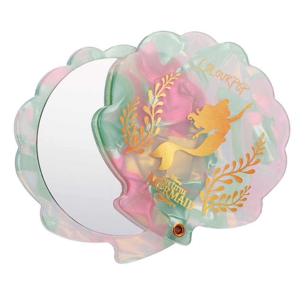 【取寄せ】 ディズニー Disney US公式商品 リトルマーメイド アリエル Ariel プリンセス コンパクト 鏡 ミラー [並行輸入品] Ariel Compact Mirror by ColourPop The Little Mermaid グッズ ストア プレゼント ギフト クリスマス 誕生日 人気