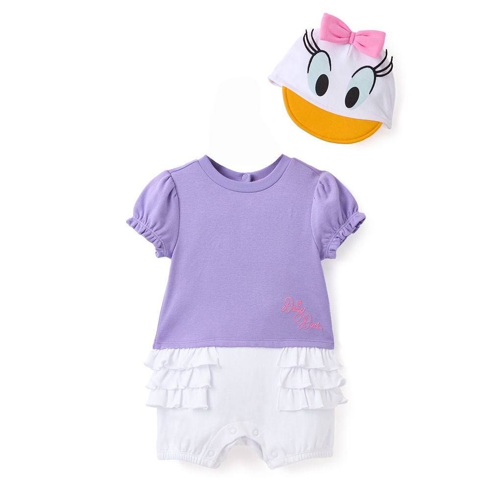 【取寄せ】 ディズニー Disney US公式商品 デイジーダック デイジー Daisy Duck 赤ちゃん ベビー 幼児 女の子 男の子 コスチューム 衣装 ドレス 服 コスプレ ハロウィン ハロウィーン ロンパース ボディスーツ ボディースーツ [並行輸入品] Daisy Duck Costume Bodysuit