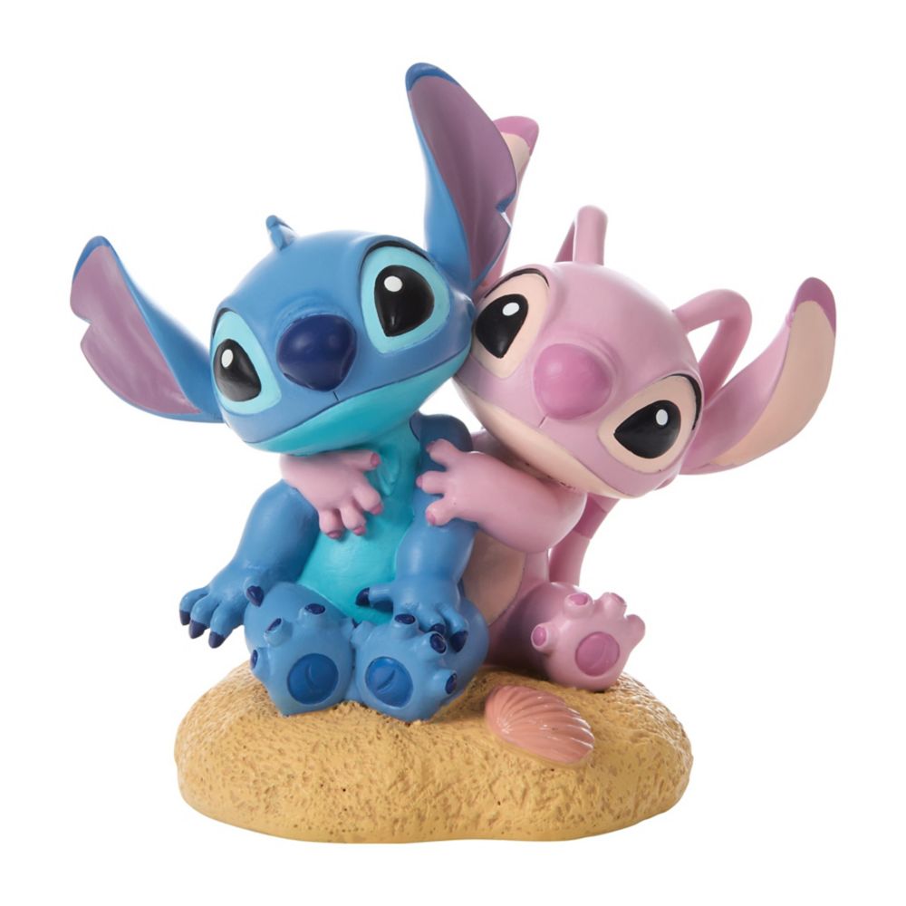 【取寄せ】 ディズニー Disney US公式商品 スティッチ リロとスティッチ リロ エンジェル プレシャスモーメント 置物 フィギュア 人形 おもちゃ [並行輸入品] Stitch and Angel ''We Were Made for Each Other'' Figure by Precious Moments Lilo & Stitch