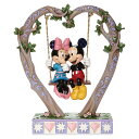 【取寄せ】 ディズニー Disney US公式商品 ミッキーマウス ミッキー ミニーマウス ミニー 置物 フィギュア ジムショア 人形 おもちゃ [並行輸入品] Mickey and Minnie Mouse ''Sweethearts in Swing'' Figure by Jim Shore グッズ ストア プレゼント ギフト クリスマス 誕生