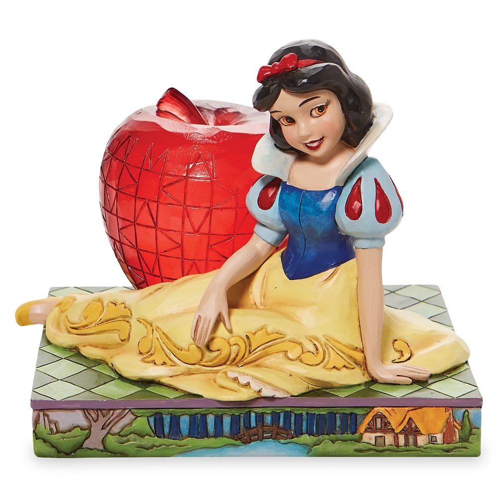 【取寄せ】 ディズニー Disney US公式商品 白雪姫 7人の小人たち プリンセス 置物 フィギュア ジムショア 人形 おもちゃ [並行輸入品] Snow White and Apple Figure by Jim Shore グッズ スト…