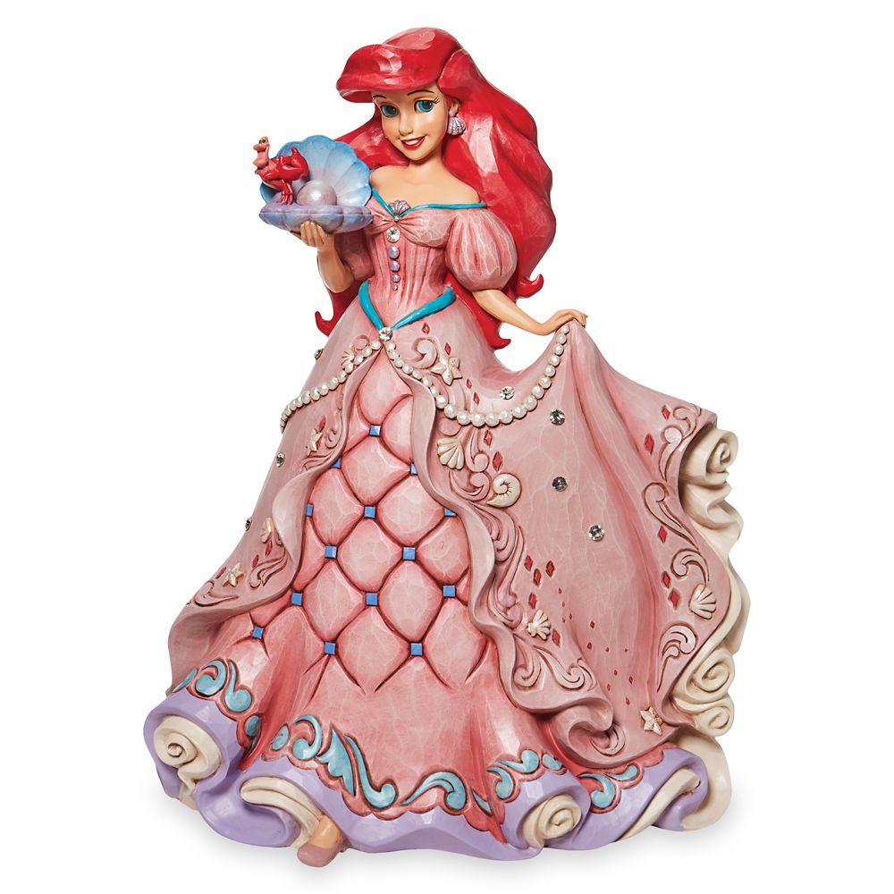 楽天ビーマジカル楽天市場店【取寄せ】 ディズニー Disney US公式商品 リトルマーメイド アリエル Ariel プリンセス 置物 フィギュア ジムショア 人形 おもちゃ [並行輸入品] ''A Precious Pearl'' Figure by Jim Shore ? The Little Mermaid グッズ ストア プレゼント ギフト クリスマス 誕生日 人気