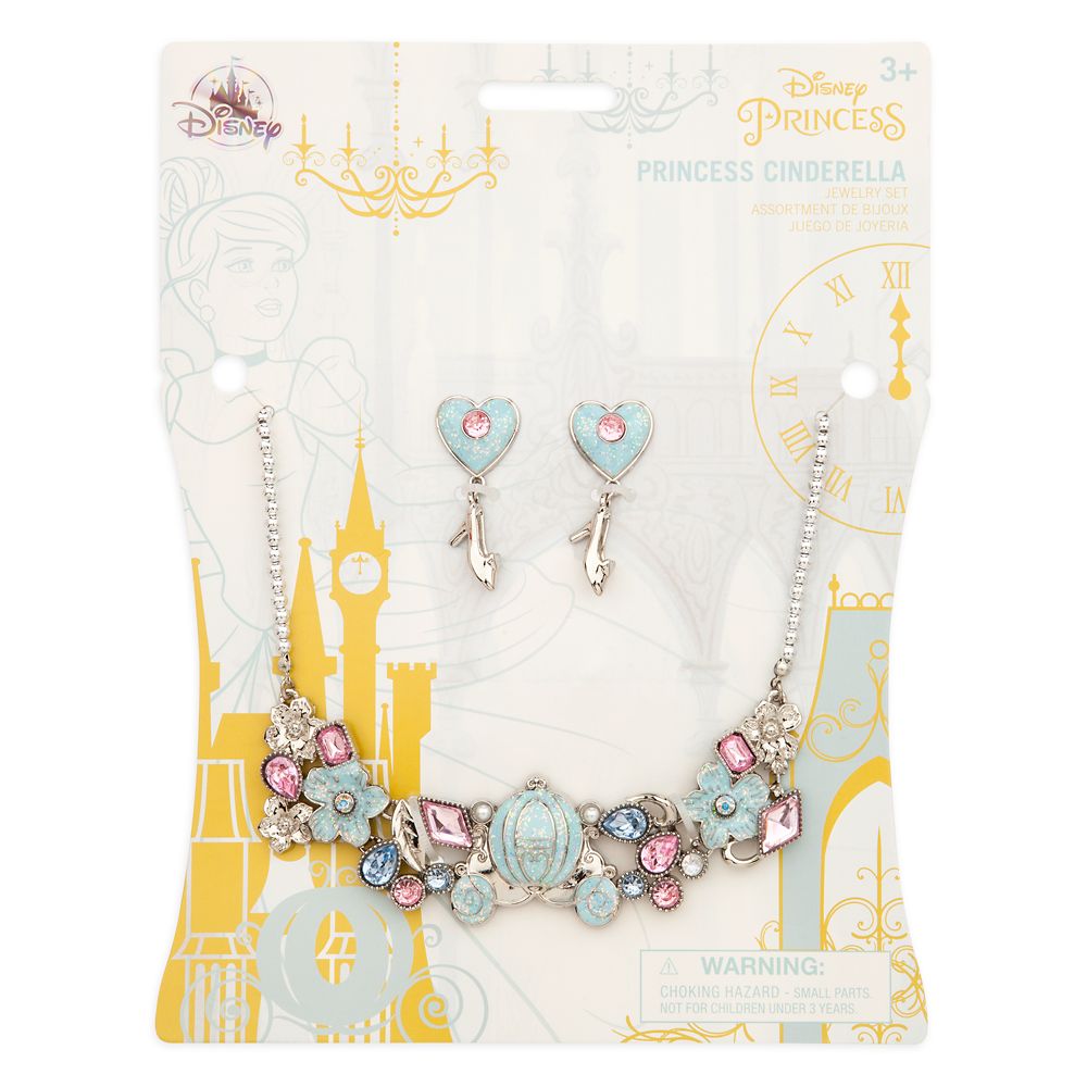 【あす楽】 ディズニー Disney US公式商品 シンデレラ プリンセス アクセサリー セット 衣装 ネックレス コスチューム コスプレ ハロウィーン ハロウィン ドレス 服 ジュエリー 子供 キッズ 女の子 男の子 [並行輸入品] Cinderella Costume Jewelry Set for Kids グッズ スト 2