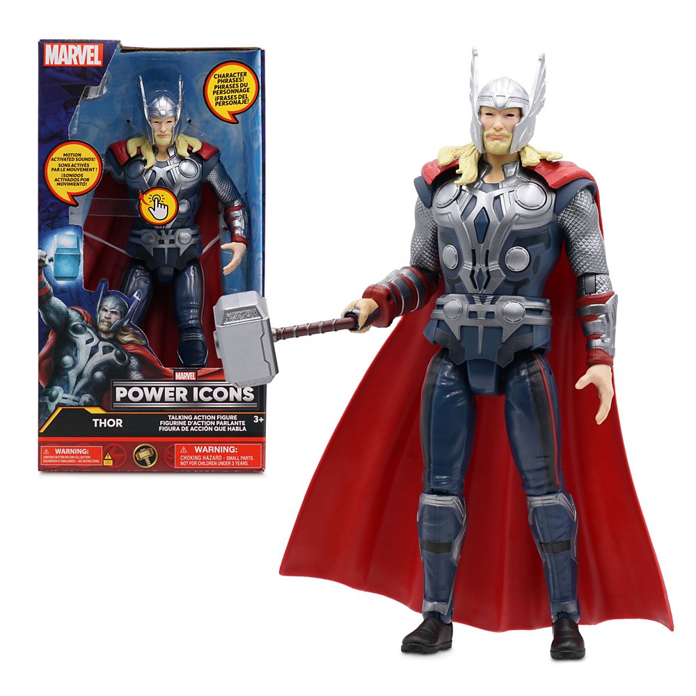 楽天ビーマジカル楽天市場店【1-2日以内に発送】 ディズニー Disney US公式商品 マイティソー Thor フィギュア 置物 人形 しゃべる 声が出る英語（日本語無し） アクションフィギュア 模型 おもちゃ [並行輸入品] Talking Action Figure グッズ ストア プレゼント ギフト クリスマス 誕生日 人気