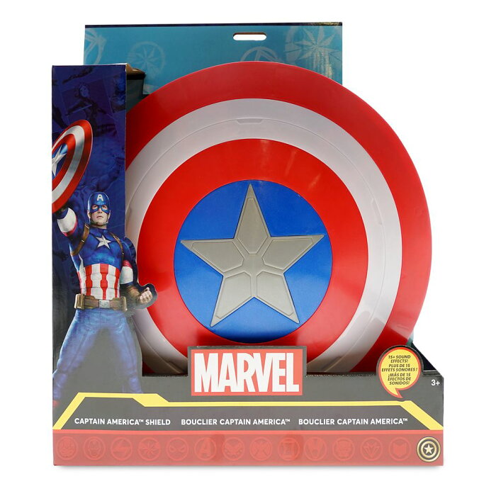 【取寄せ】 ディズニー Disney US公式商品 キャプテンアメリカ マーベル シールド 盾 武器 たて おもちゃ コスチューム 衣装 コスプレ [並行輸入品] Captain America Shield グッズ ストア プレゼント ギフト クリスマス 誕生日 人気