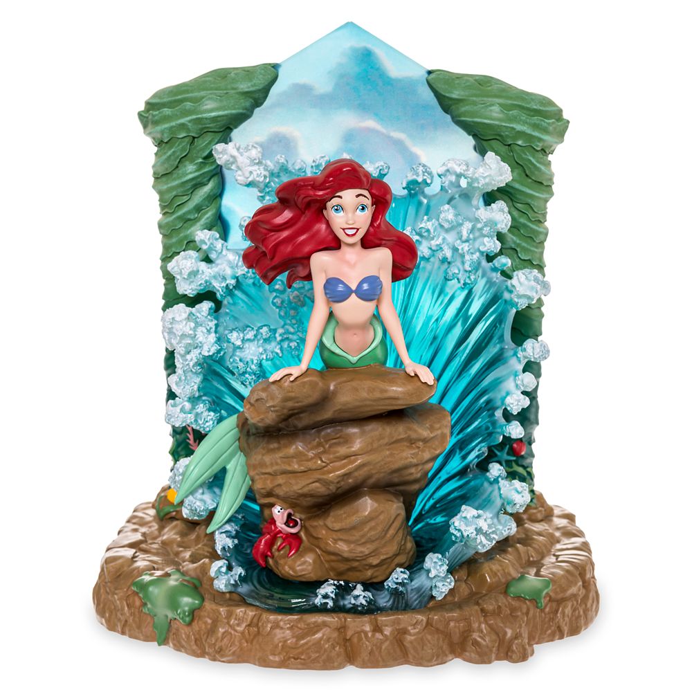 【取寄せ】 ディズニー Disney US公式商品 リトルマーメイド アリエル Ariel プリンセス フィギュア 置物 人形 光る ライトアップ おもちゃ [並行輸入品] Light-Up Figure ? The Little Mermaid グッズ ストア プレゼント ギフト クリスマス 誕生日 人気