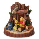 【取寄せ】 ディズニー Disney US公式商品 くまのプーさん ぷーさん プーさん pooh 置物 フィギュア ジムショア 人形 おもちゃ [並行輸入品] Winnie the Pooh and Pals Carved by Heart Figure Jim Shore グッズ ストア プレゼント ギフト クリスマス 誕生日 人気