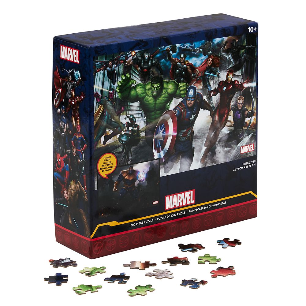 楽天ビーマジカル楽天市場店【取寄せ】 ディズニー Disney US公式商品 アベンジャーズ Avengers マーベル Marvel パズル おもちゃ ゲーム 玩具 [並行輸入品] Marvel's Double-Sided Puzzle グッズ ストア プレゼント ギフト クリスマス 誕生日 人気