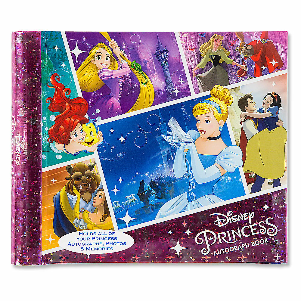 【あす楽】 ディズニー Disney US公式商品 プリンセス プリンセスたち Multiple Princesses オートグラフ サイン帳 ノート 帳面 [並行輸入品] Princess Deluxe Autograph Book グッズ ストア プレゼント ギフト 誕生日 人気 クリスマス 誕生日 プレゼント