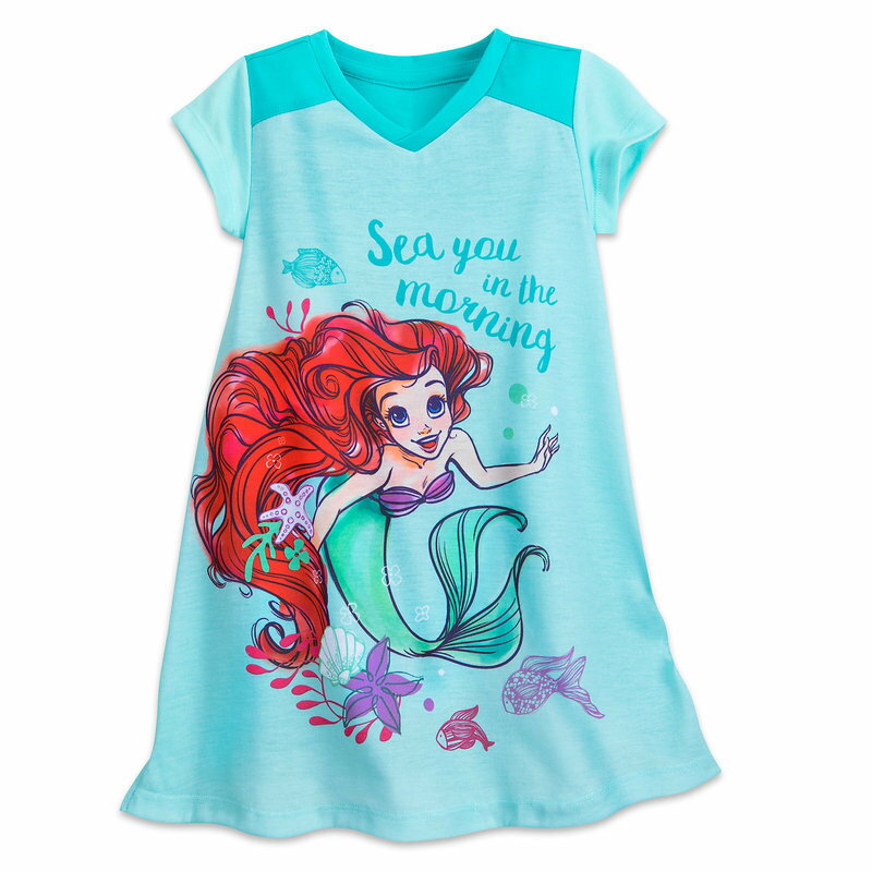 【あす楽】 ディズニー Disney US公式商品 リトルマーメイド アリエル Ariel プリンセス パジャマ 寝巻き 部屋着 服 女の子用 子供用 女の子 ガールズ 子供 [並行輸入品] Nightshirt for Girls グッズ ストア プレゼント ギフト 誕生日 人気 クリスマス 誕