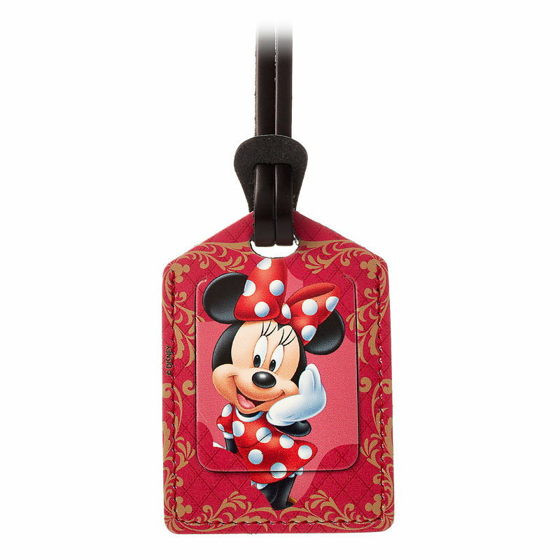 【取寄せ】 ディズニー Disney US公式商品 ミニーマウス ラゲージタグ ネームタグ 旅行 バッグ [並行輸入品] Minnie Mouse Leather Luggage Tag グッズ ストア プレゼント ギフト 誕生日 人気 …