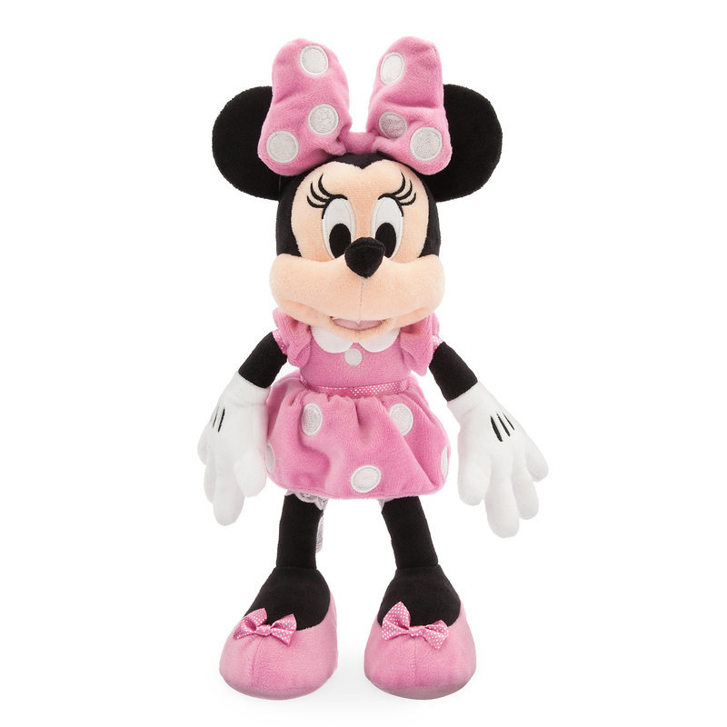 ディズニー Disney US公式商品 ミニーマウス ミニー ぬいぐるみ ピンク 約33cm 人形 おもちゃ 小サイズ  Minnie Mouse Plush - Pink Small グッズ ストア プレゼント ギフト 誕生日 人気 クリスマス 誕生日 プレゼント ギフト