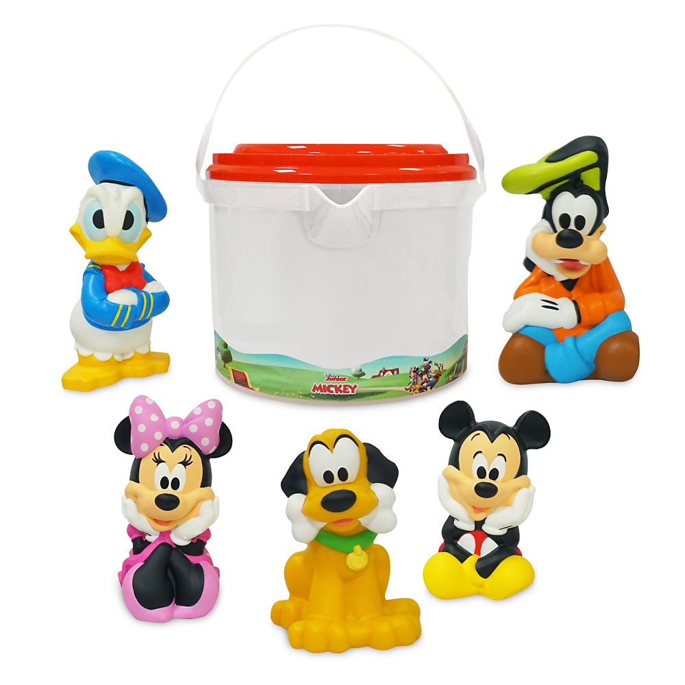 【取寄せ】 ディズニー Disney US公式商品 ミッキーマウス ミッキー セット お風呂 人形 おもちゃ バストイ [並行輸入品] Mickey Mouse and Friends Bath Set グッズ ストア プレゼント ギフト クリスマス 誕生日 人気