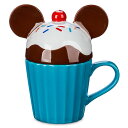 【取寄せ】 ディズニー Disney US公式商品 ミッキーマウス ミッキー マグカップ マグ コップ カップ 食器 カップケーキ [並行輸入品] Mickey Mouse Cupcake Mug with Lid グッズ ストア プレゼント ギフト クリスマス 誕生日 人気