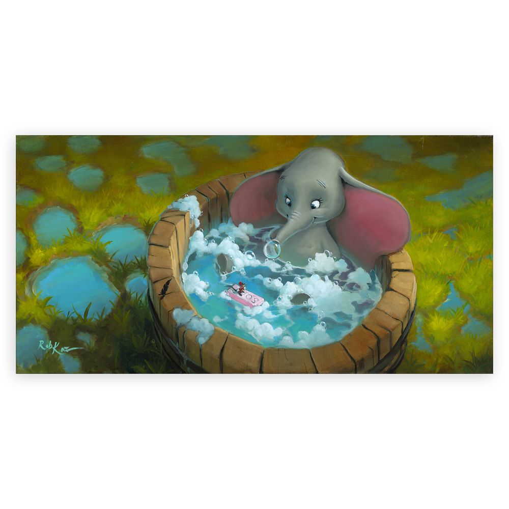 楽天ビーマジカル楽天市場店【取寄せ】 ディズニー Disney US公式商品 ダンボ Dumbo ティモシー Timothy ねずみ ネズミ 限定版 限定 キャンバス [並行輸入品] and Mouse ''Good Clean Fun'' by Rob Kaz Canvas Artwork ? Limited Edition グッズ ストア プレゼント ギフト クリスマス 誕生日 人気